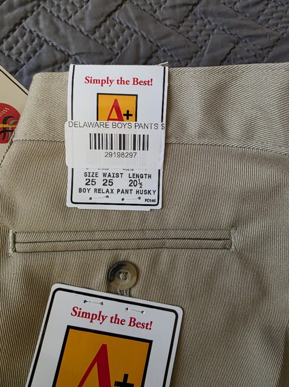 Boys Khaki School Uniform Pants (1 Pair) & Shorts (2 Pair) - Picture 8 of 8